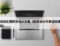 伊犁哈萨克活动比赛网页设计方案（网页设计大赛活动背景）